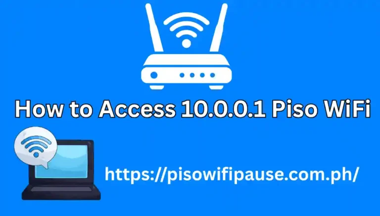 How to 10.0.0.1 piso wifi