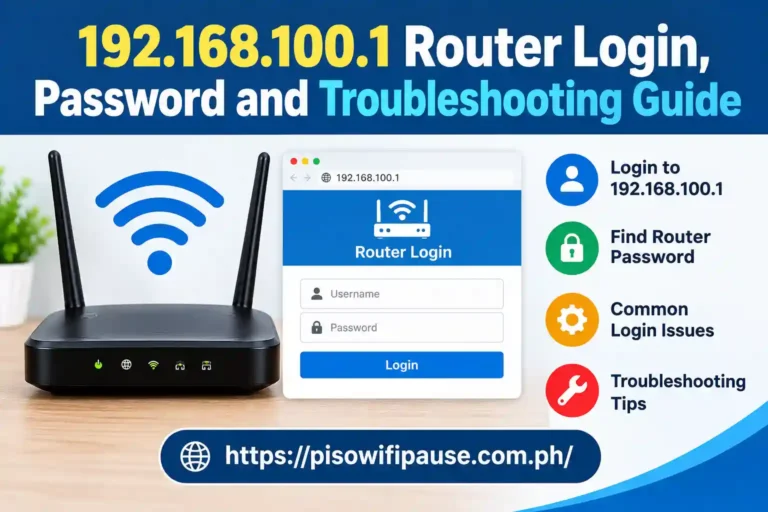 192.168.100.1 Login Admin