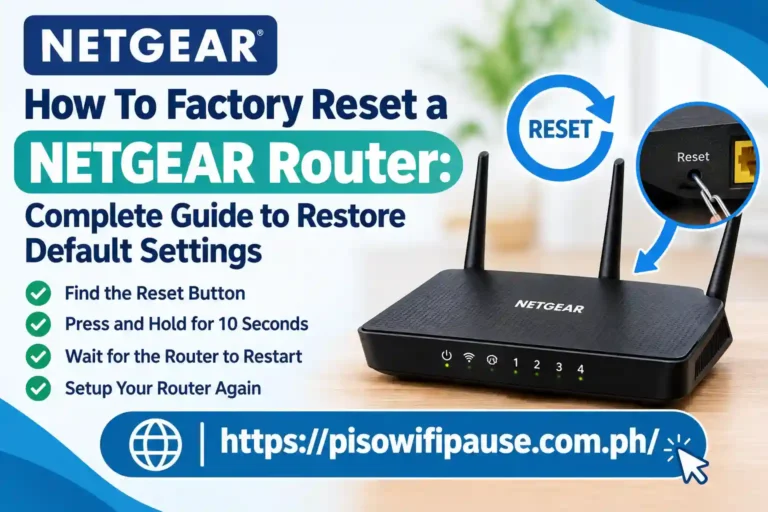 Factory Reset a NETGEAR Router