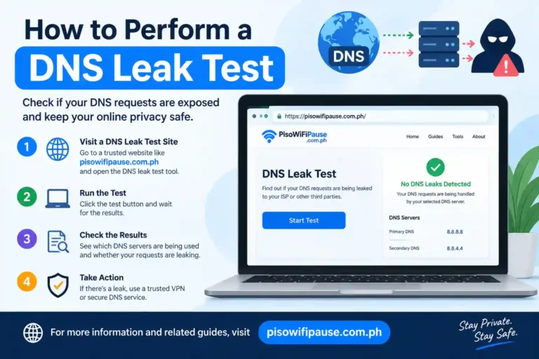 How to Perform a DNS Leak Test