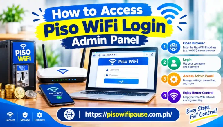 Piso WiFi 10.0.0.1 Router Login