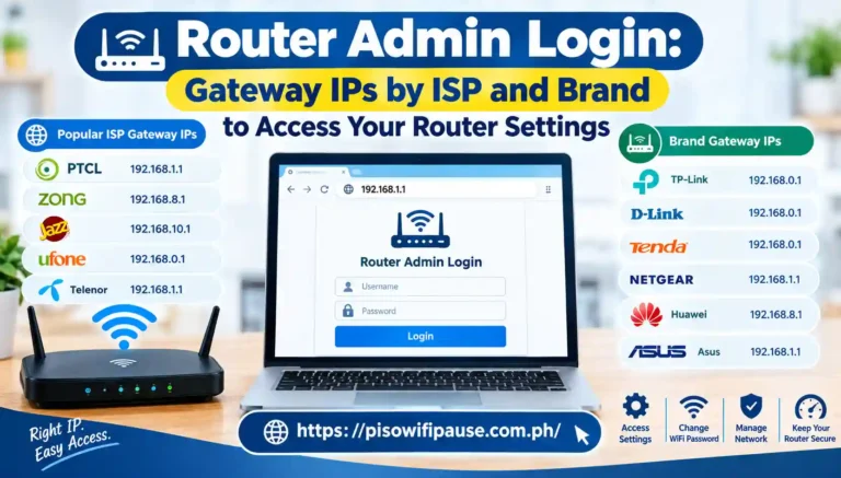 Router Admin Login IP